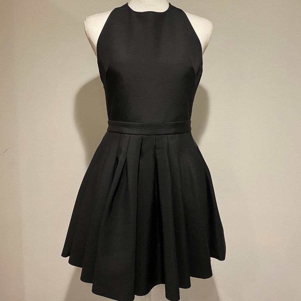 C/MEO Collective Halter Open Back Mini Dress